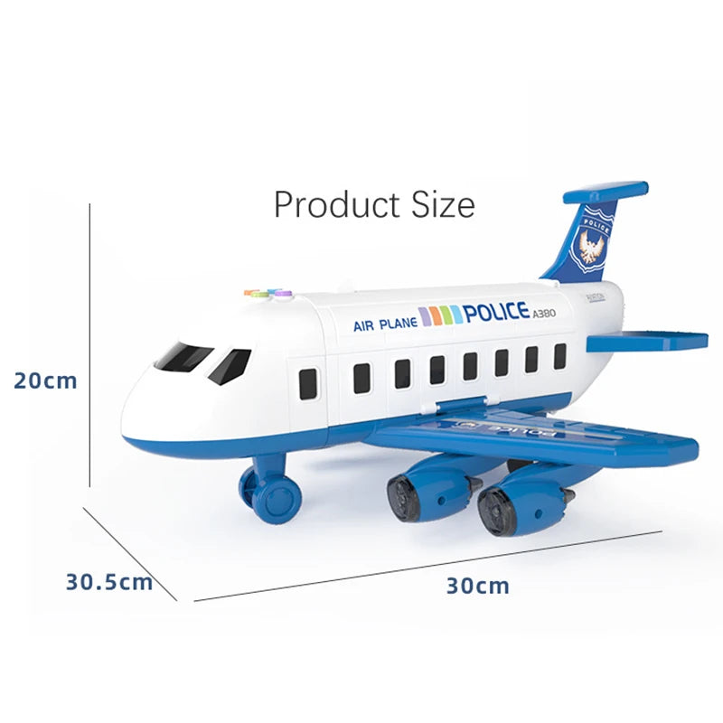 Sky Adventure: Inertia Passenger Plane Toy