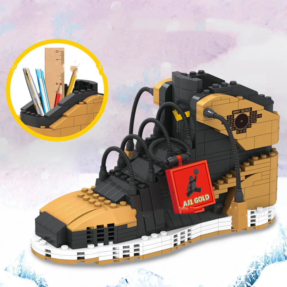 STEM HoopShoe 474: The Ultimate Sports Sneaker Pen Holder Lego Set!
