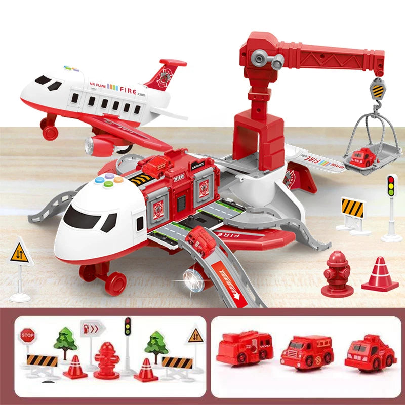Sky Adventure: Inertia Passenger Plane Toy