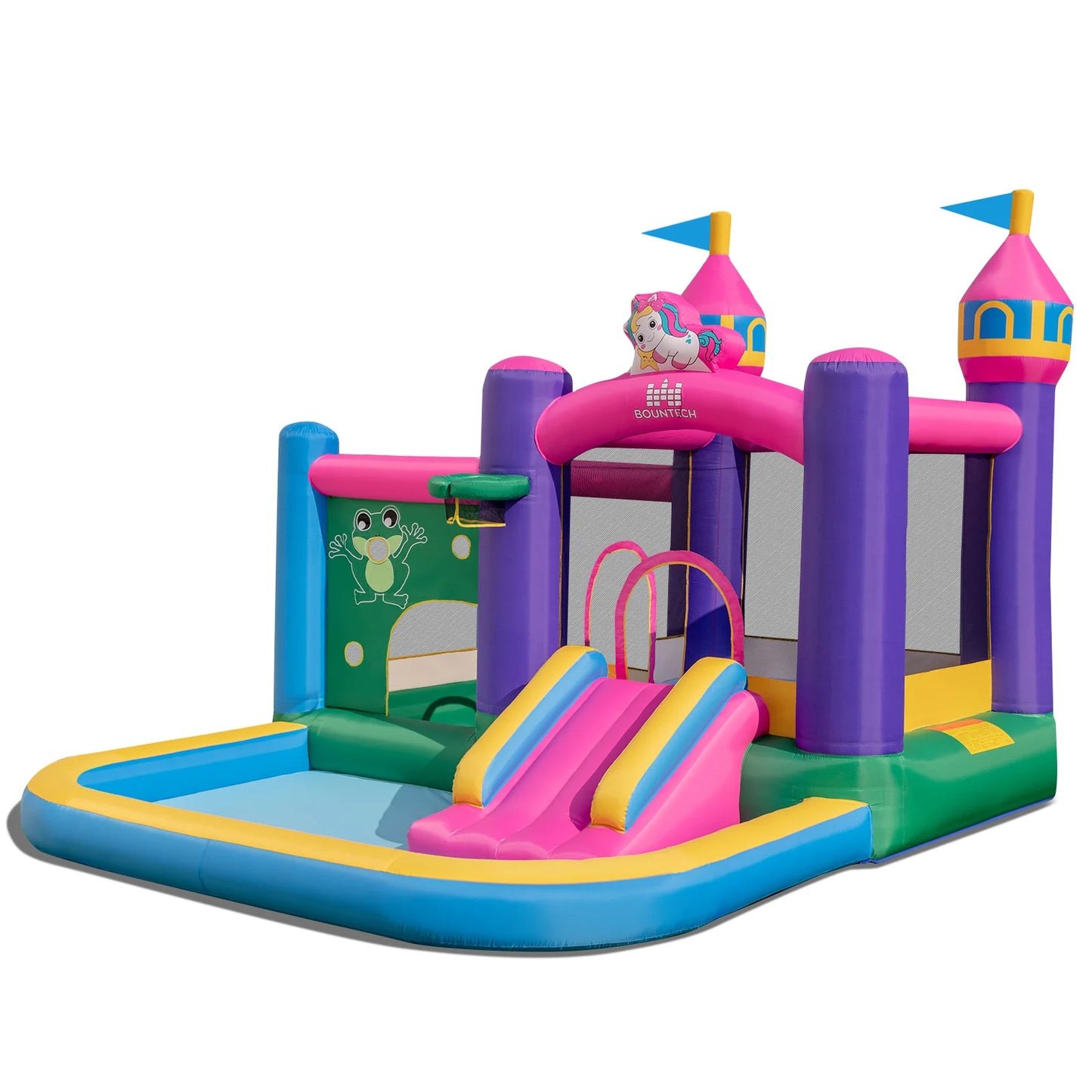 Ultimate 6-in-1 Bounce & Play Castle: Slide, Jump, Splash!