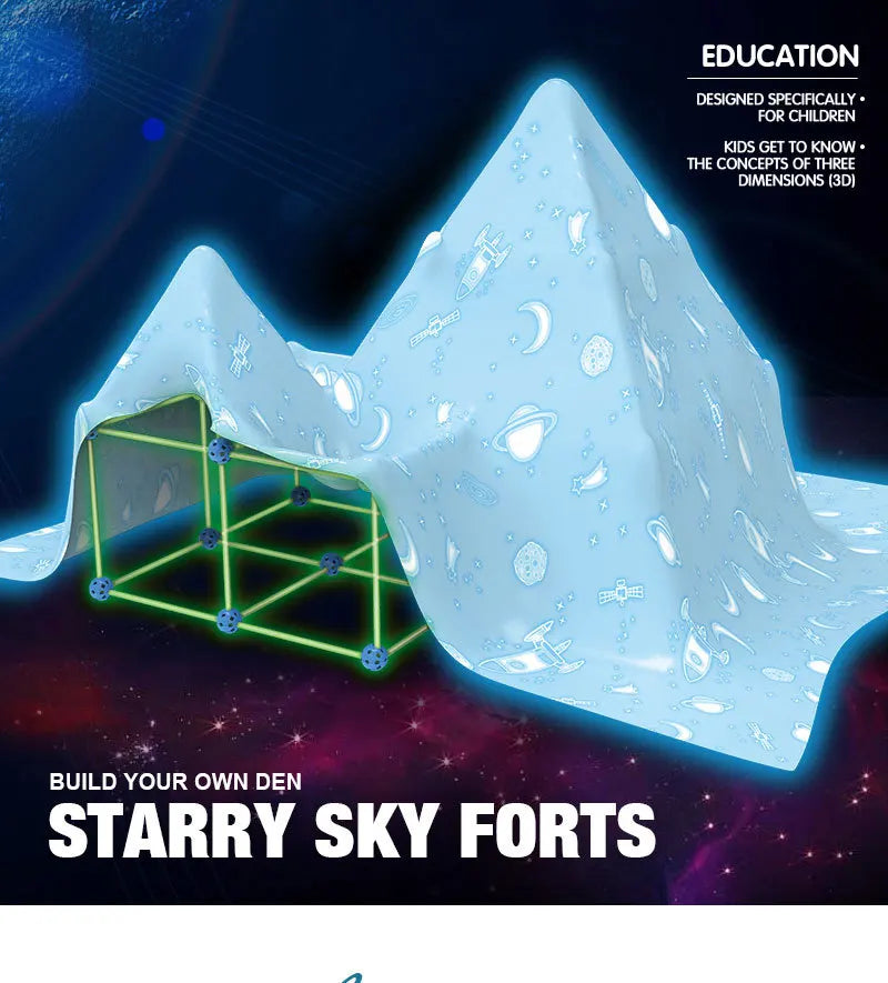 STEM Glowing Fortbuilder