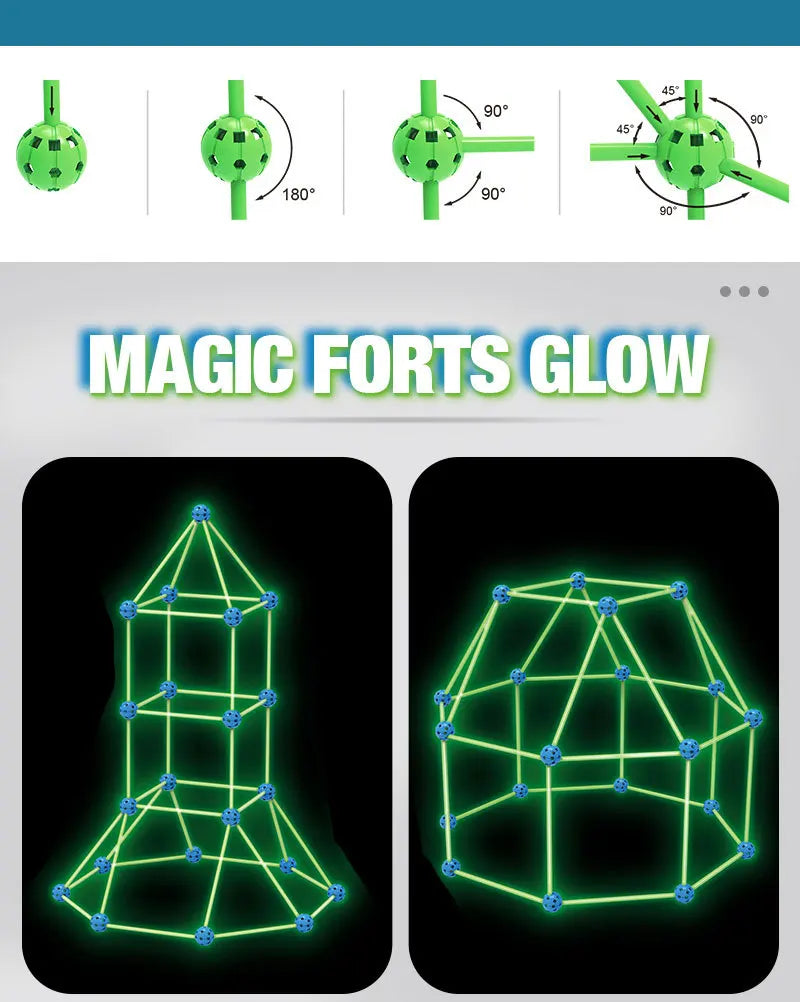 STEM Glowing Fortbuilder