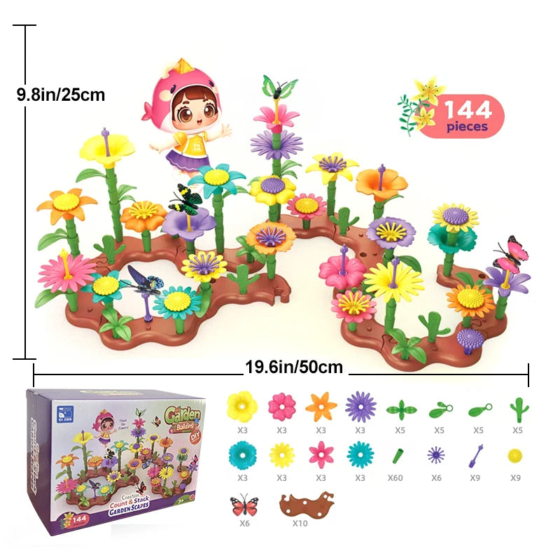 STEM Bloom: Flower Garden Building Adventure