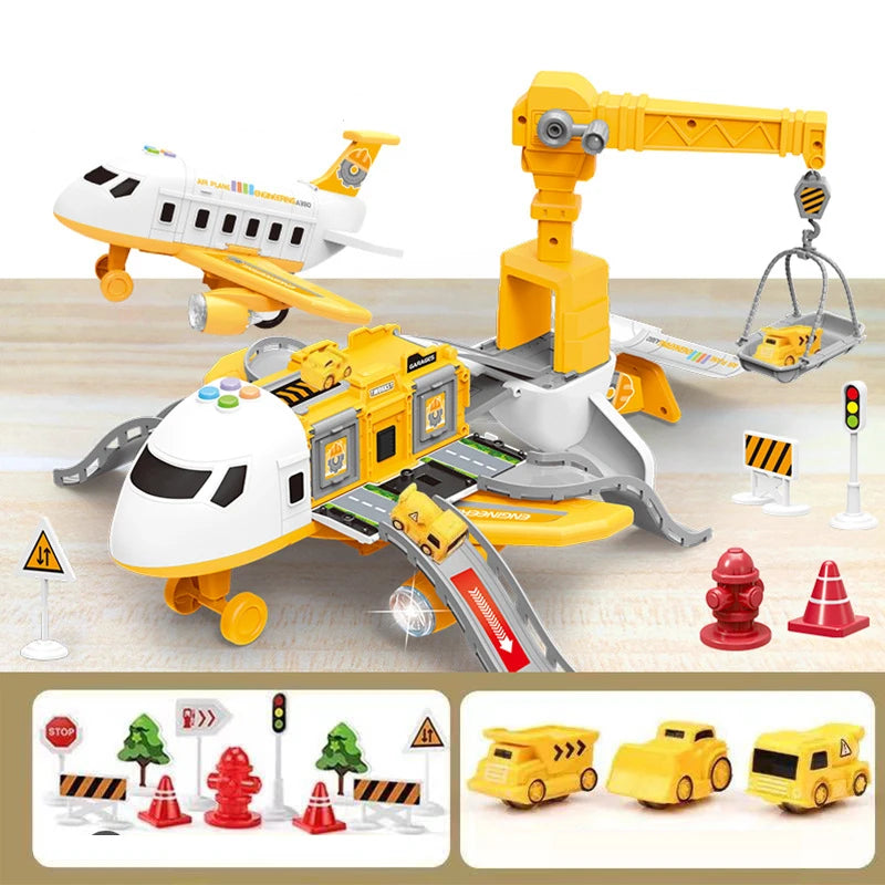 Sky Adventure: Inertia Passenger Plane Toy