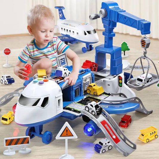 Sky Adventure: Inertia Passenger Plane Toy