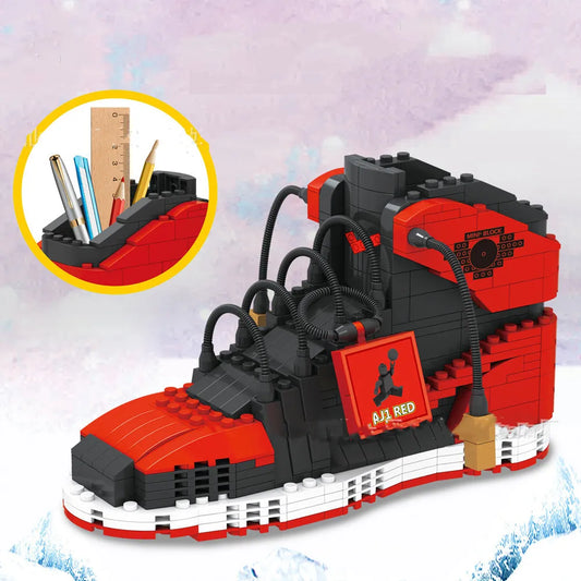 STEM HoopShoe 474: The Ultimate Sports Sneaker Pen Holder Lego Set!