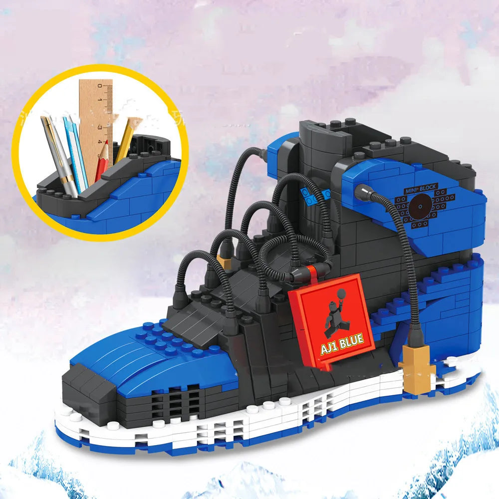 STEM HoopShoe 474: The Ultimate Sports Sneaker Pen Holder Lego Set!