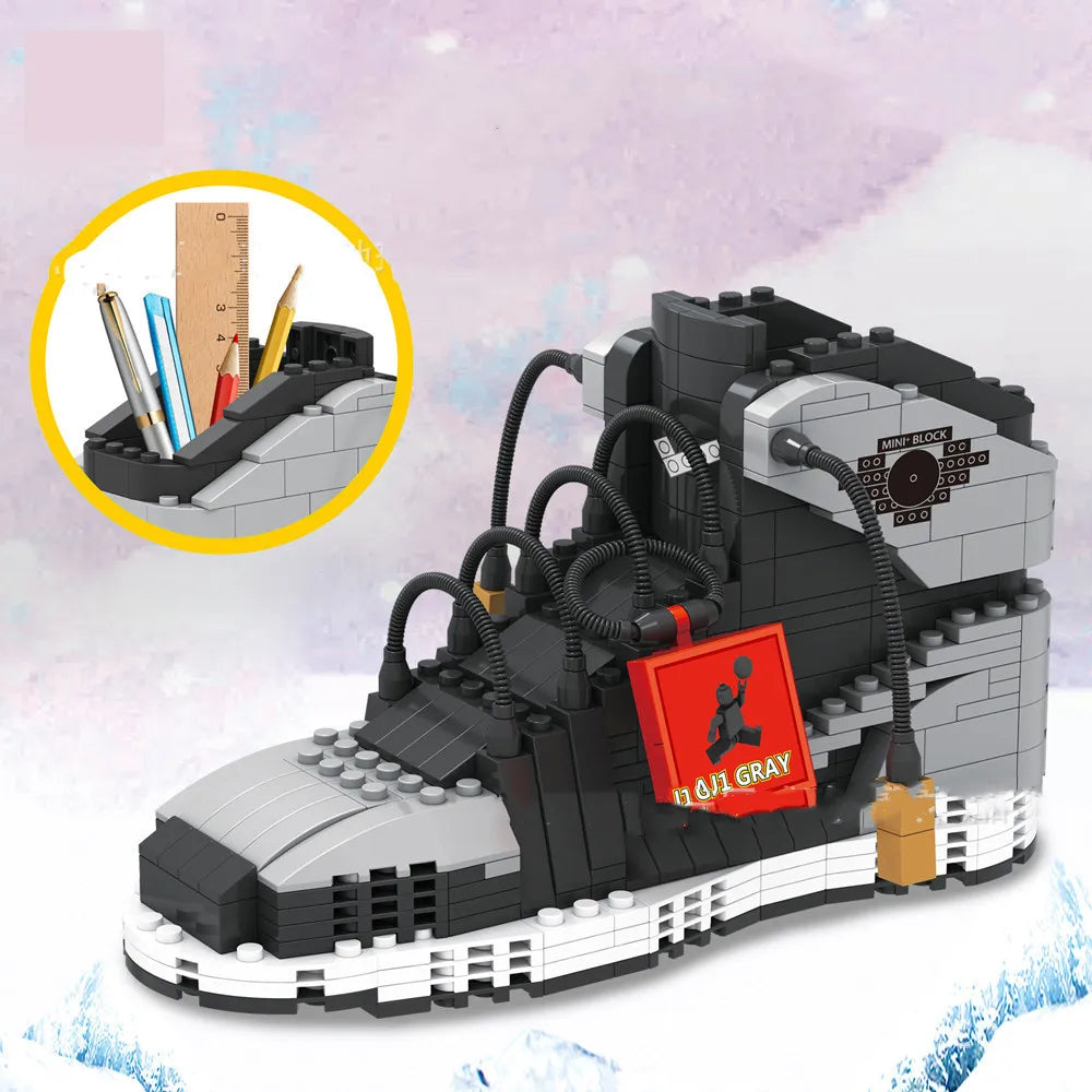 STEM HoopShoe 474: The Ultimate Sports Sneaker Pen Holder Lego Set!