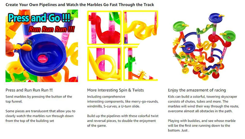 3D Marble Run Adventure Set