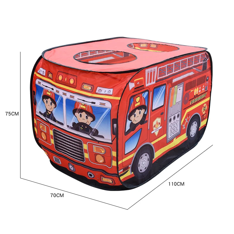 Fire Truck Baby Play Tent