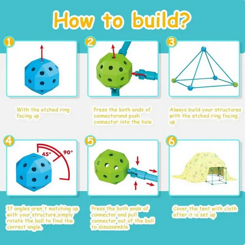 STEM Glowing Fortbuilder