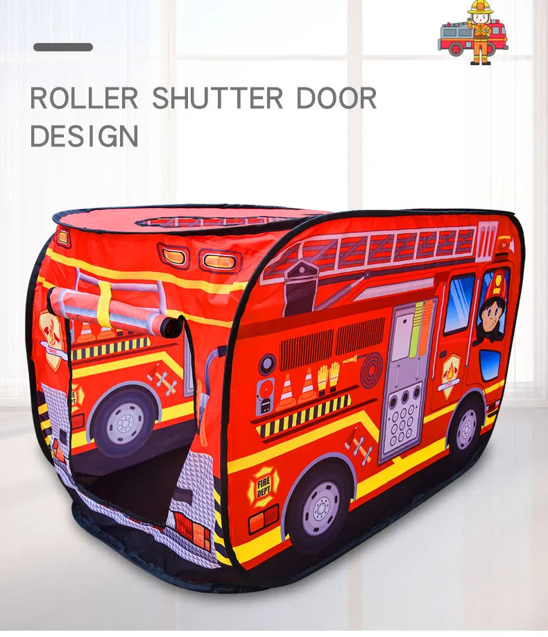 Fire Truck Baby Play Tent