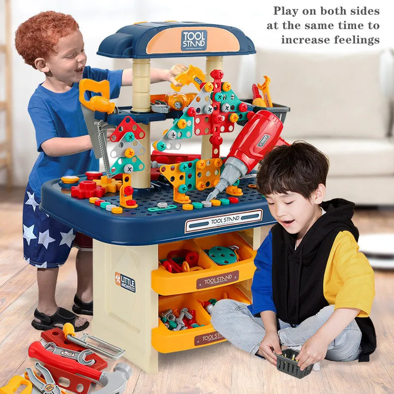 Ultimate DIY Repair Tool Bench: 246-Piece Kids Drill & Screwdriver Set