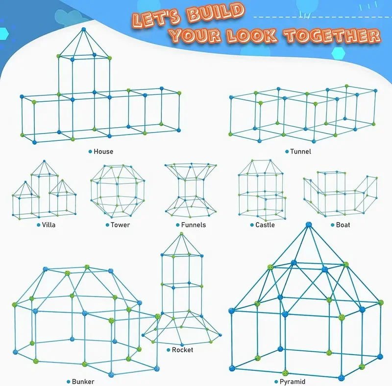STEM Glowing Fortbuilder