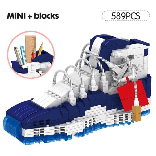 STEM HoopShoe 474: The Ultimate Sports Sneaker Pen Holder Lego Set!