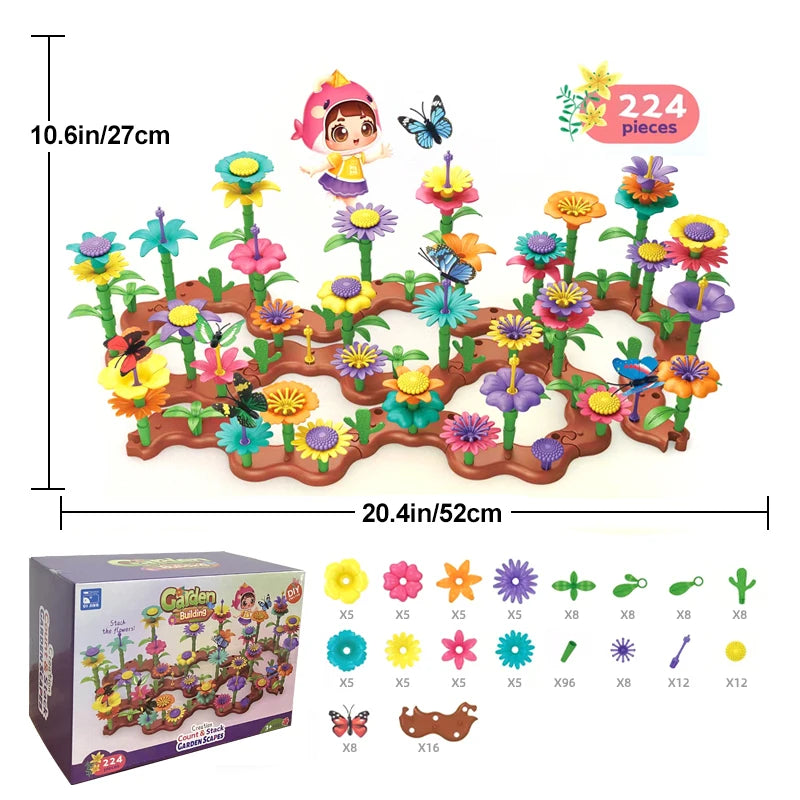 STEM Bloom: Flower Garden Building Adventure