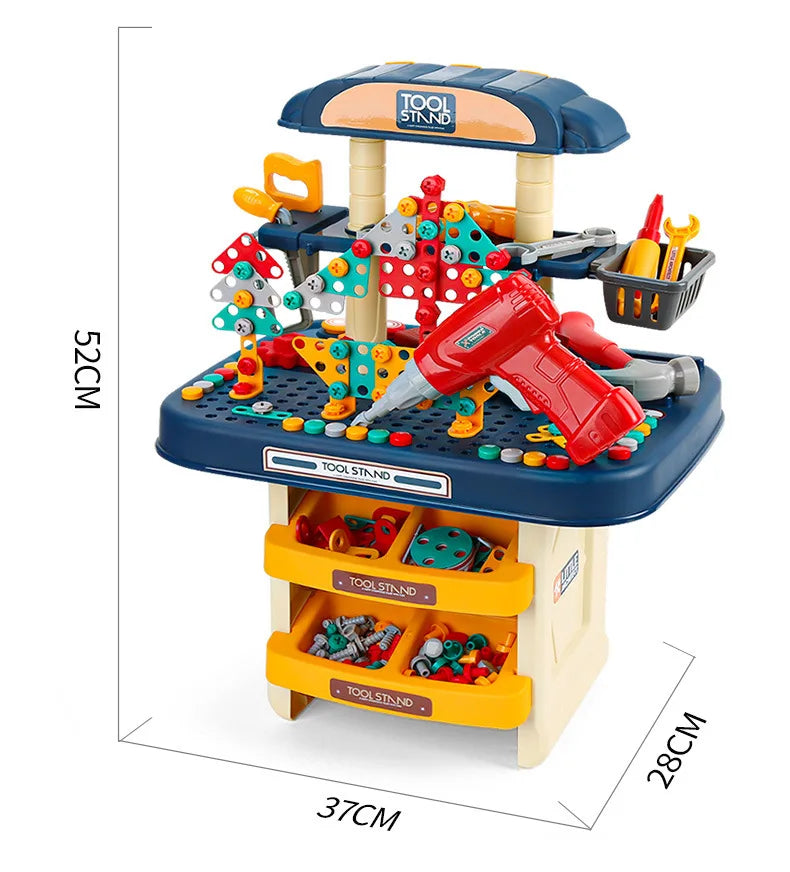 Ultimate DIY Repair Tool Bench: 246-Piece Kids Drill & Screwdriver Set